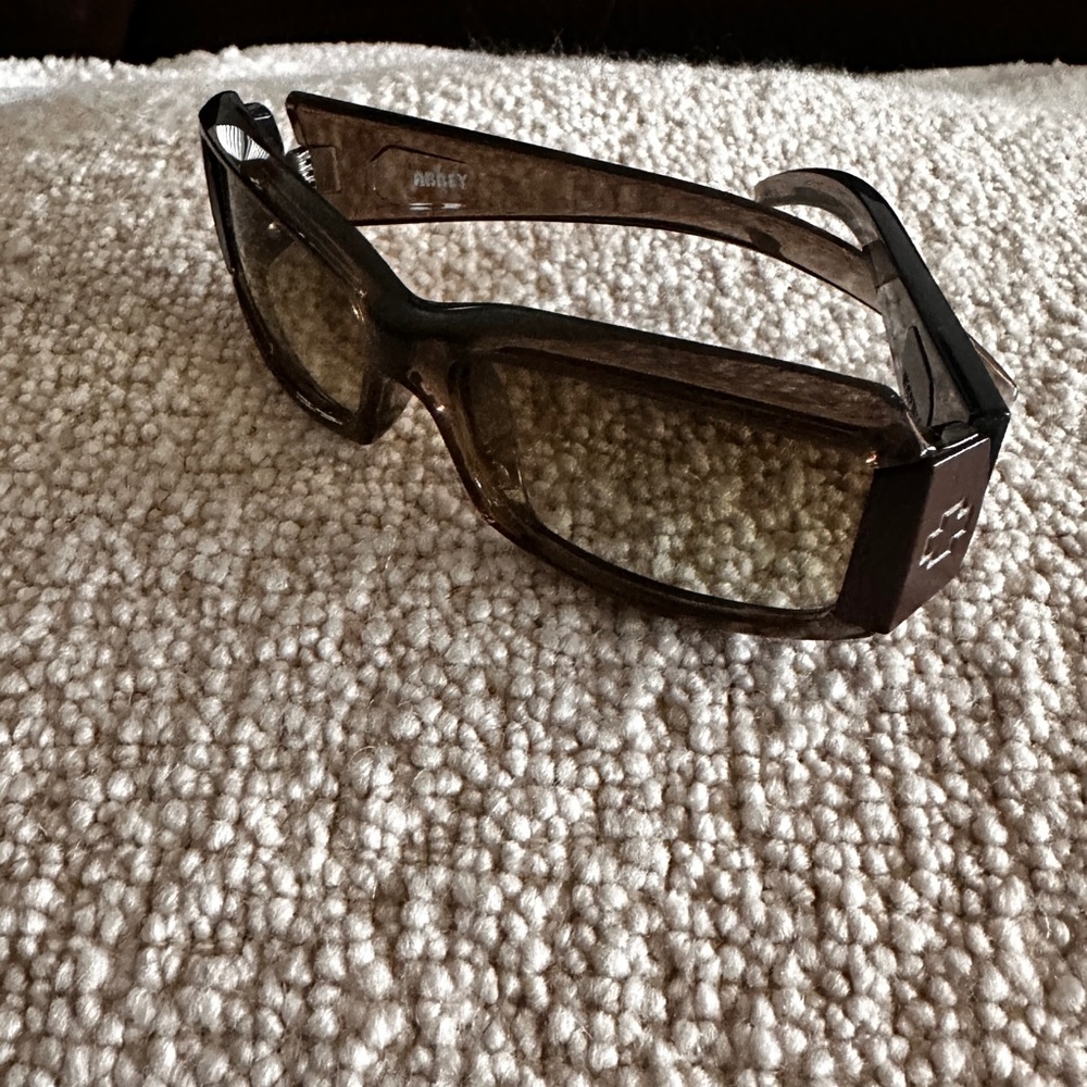 Spy Brown Rectangular Sunglasses - image 4